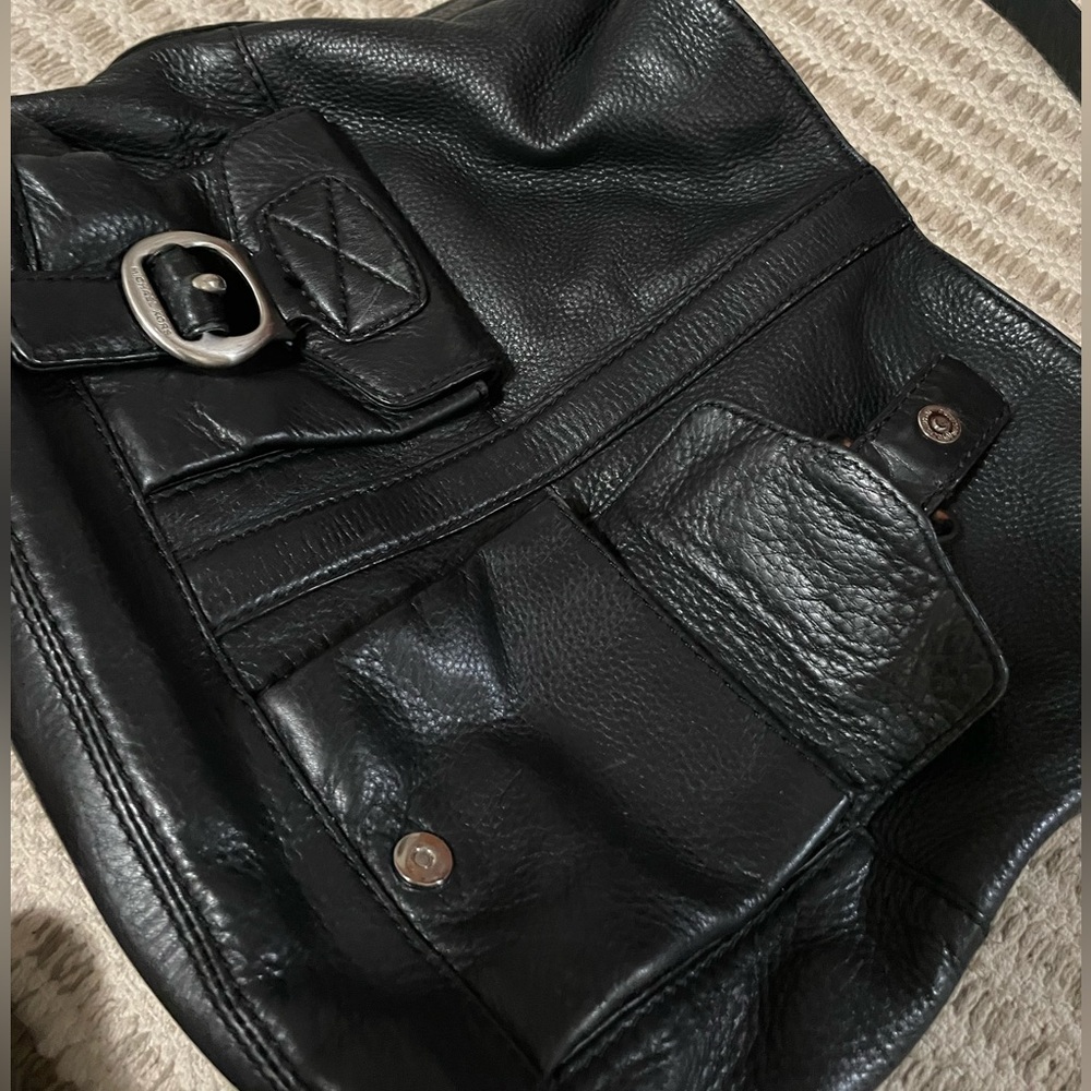 Michael Kors Black Leather Bag / Purse classic vintage in excellent condition - Picture 9 of 9